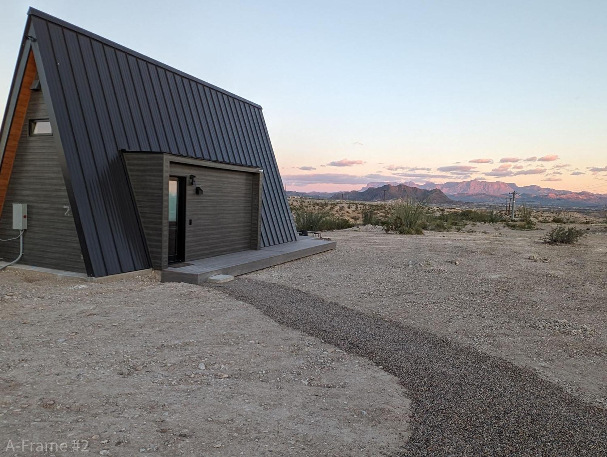 Stardust Big Bend Luxury A-Frame#4 Great Views Villa Terlingua Bagian luar foto