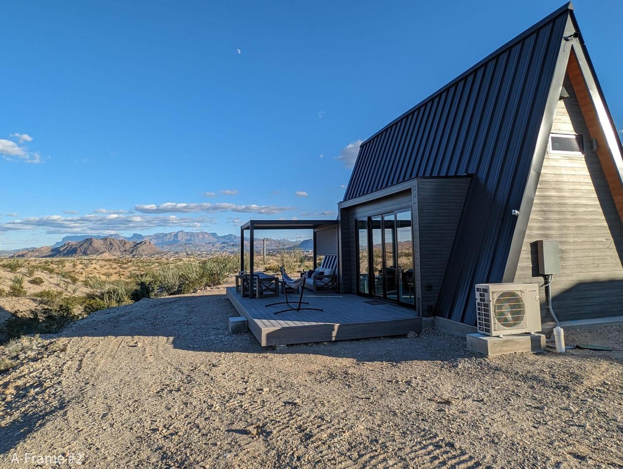 Stardust Big Bend Luxury A-Frame#4 Great Views Villa Terlingua Bagian luar foto