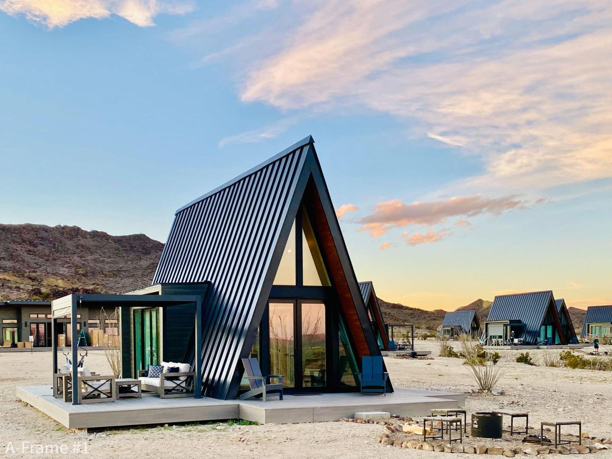 Stardust Big Bend Luxury A-Frame#4 Great Views Villa Terlingua Bagian luar foto