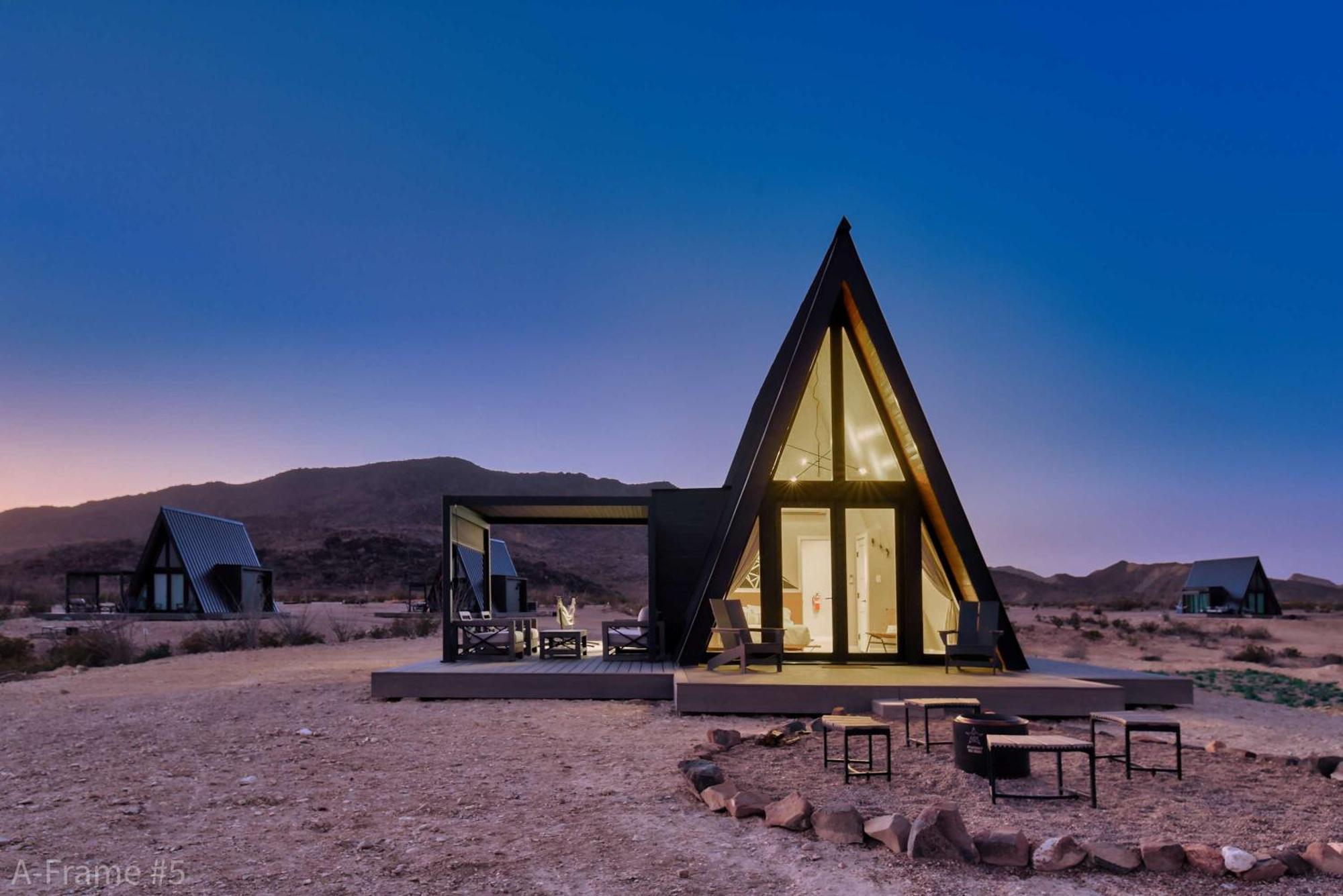 Stardust Big Bend Luxury A-Frame#4 Great Views Villa Terlingua Bagian luar foto