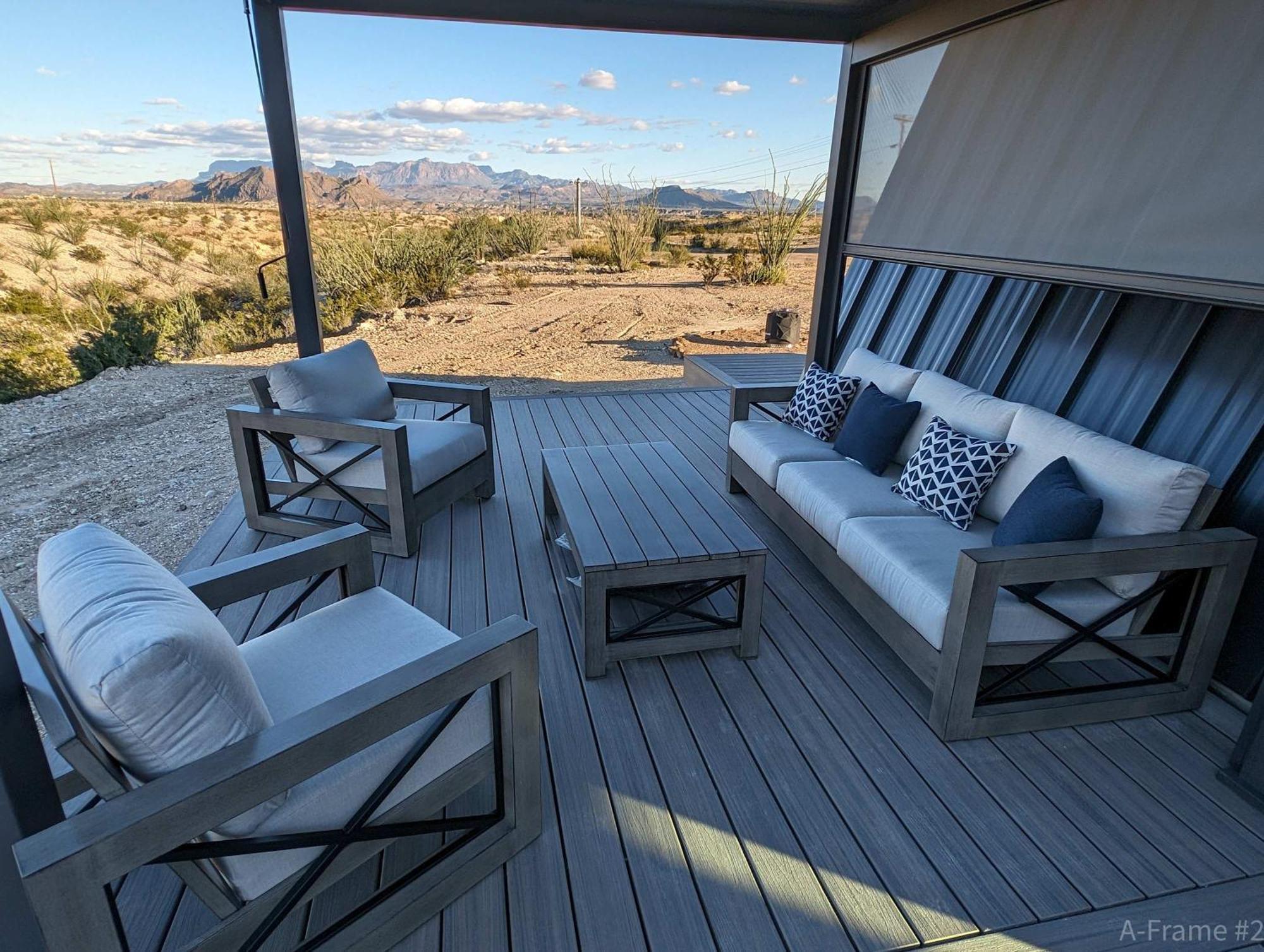 Stardust Big Bend Luxury A-Frame#4 Great Views Villa Terlingua Bagian luar foto