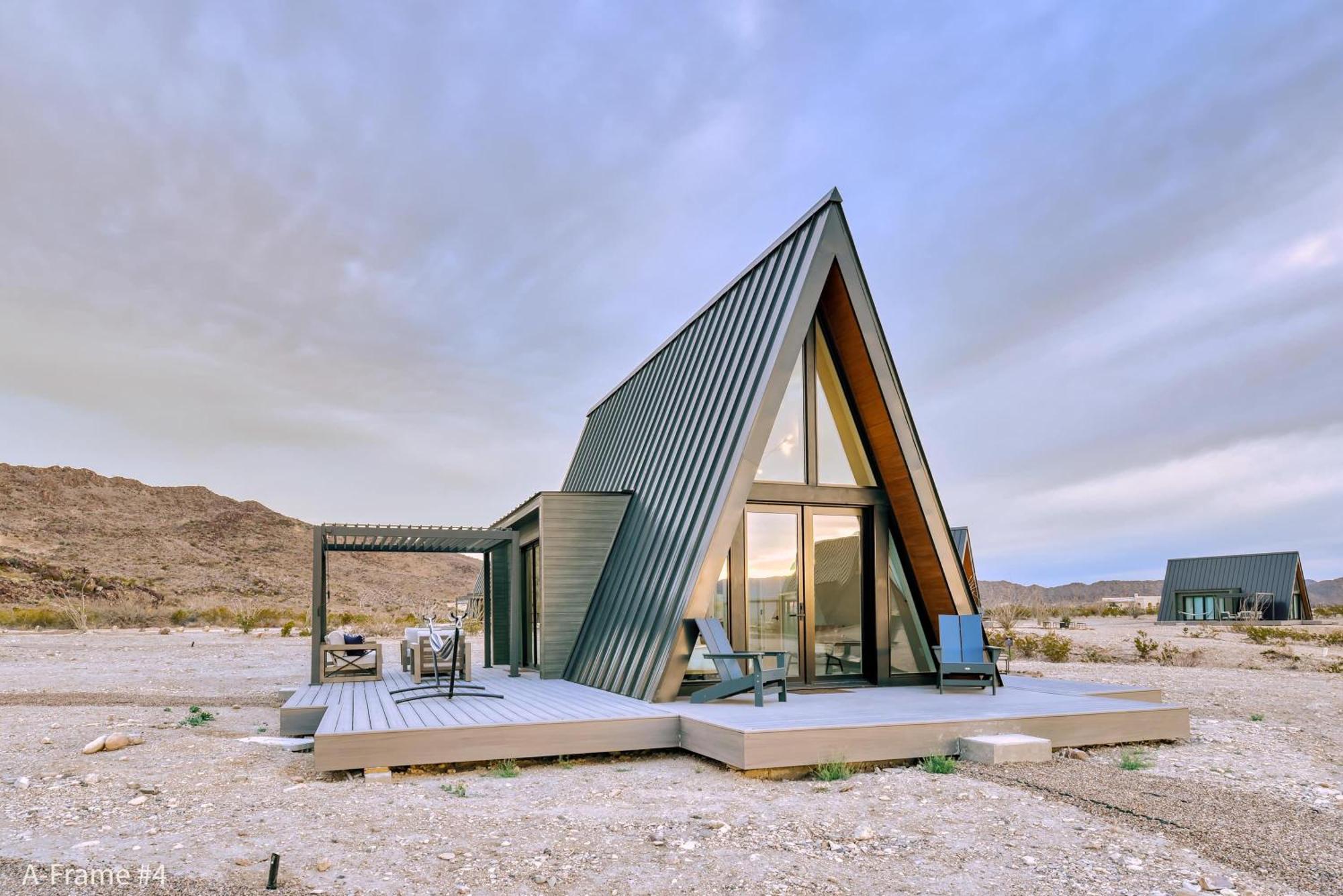 Stardust Big Bend Luxury A-Frame#4 Great Views Villa Terlingua Bagian luar foto