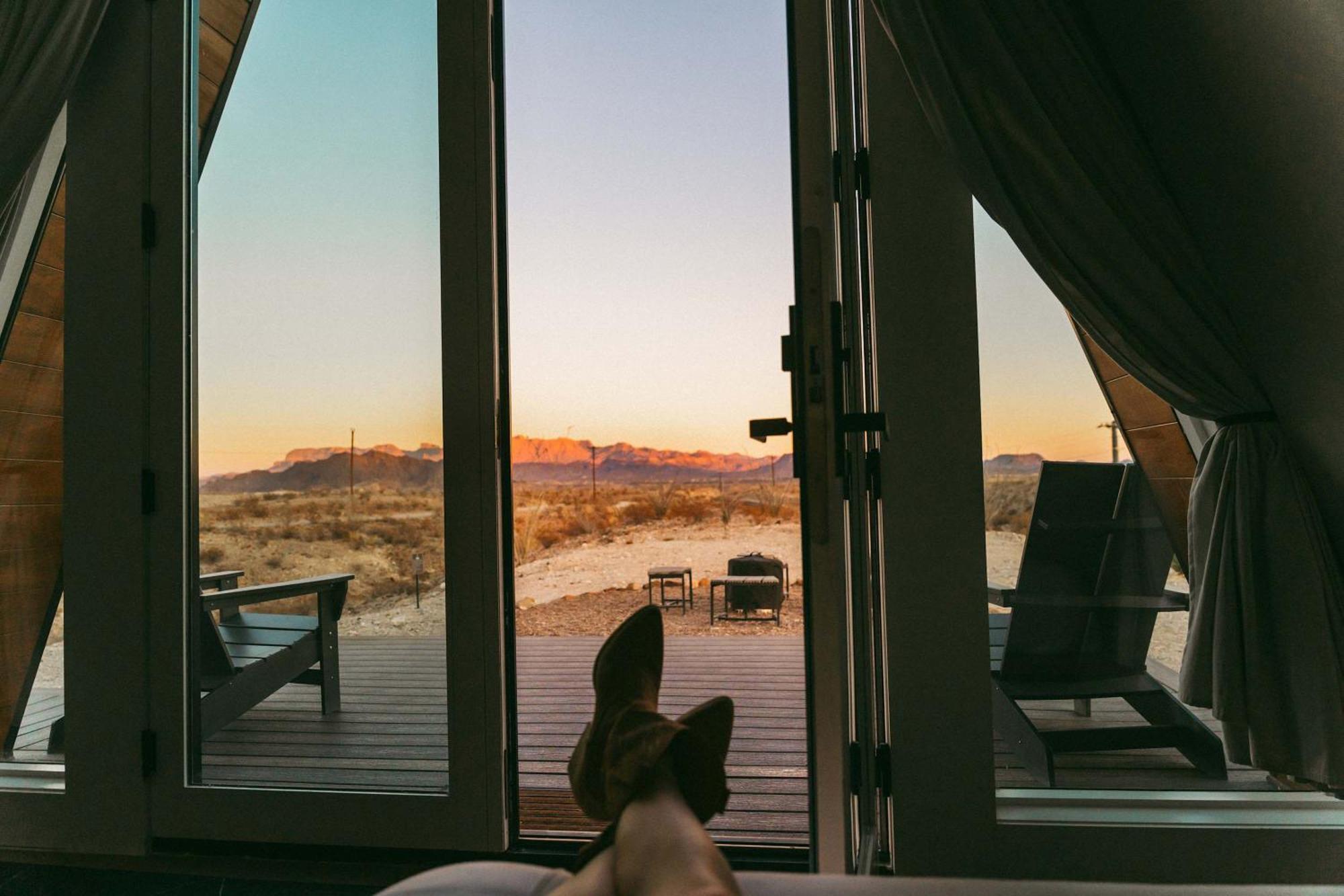 Stardust Big Bend Luxury A-Frame#4 Great Views Villa Terlingua Bagian luar foto